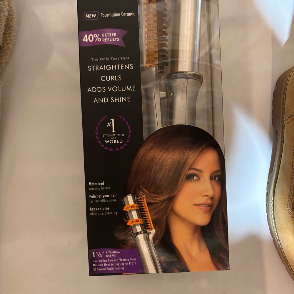 Tourmaline Ceramic Hair Styling Tool - Silver